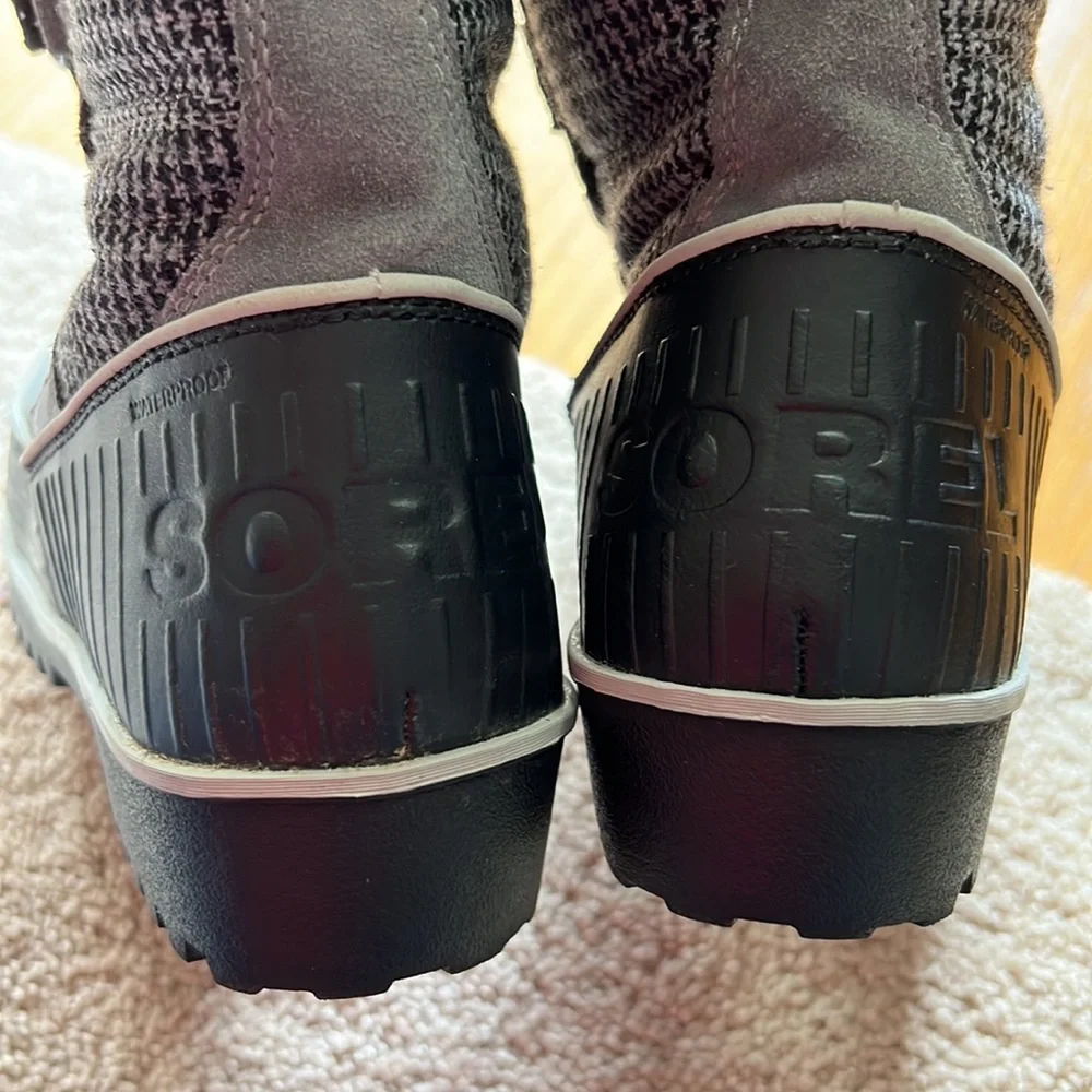Sorel Tivoli II High Houndstooth Waterproof Winter Snow Boots size 6